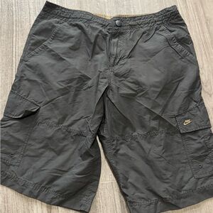 Y2K Retro Nike Men's Dark Gray Cargo Shorts